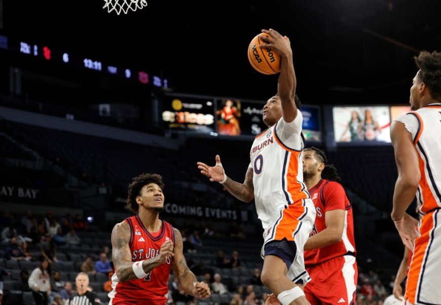 St. John’s falls to No. 21-ranked Auburn to end tourney in Vegas on sour note