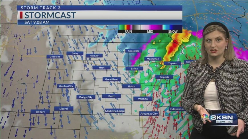 Storm Track 3 Forecast: Rain/snow Saturday before temps crash below freezing