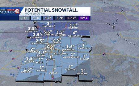 Kansas City metro prepares roads and services ahead of first snow Monday