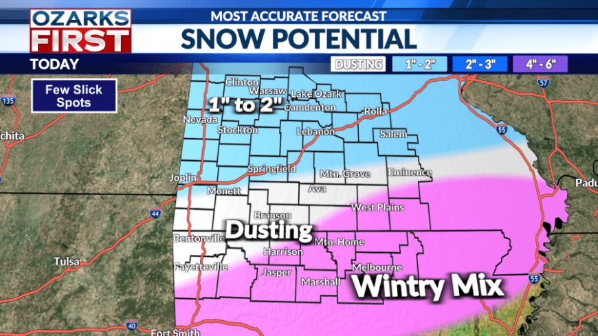 Light snow today followed by a cold week